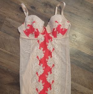 Victoria Secret NWT lingerie, nude color and pinkish red. 36C